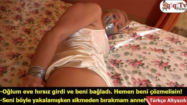 Elleri bağlanmış Kadının Türkçe Altyazılı Pornosu